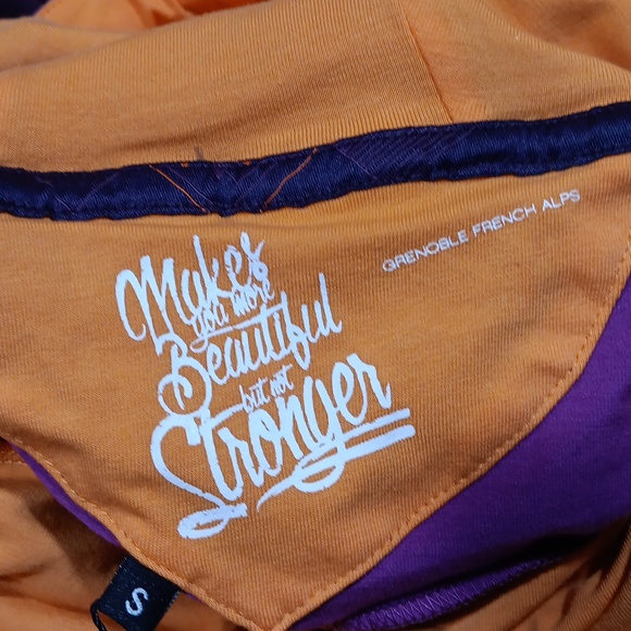 NWT ABK clothing manon hoodie pullover grape & purple women's sz small - Picture 8 of 11